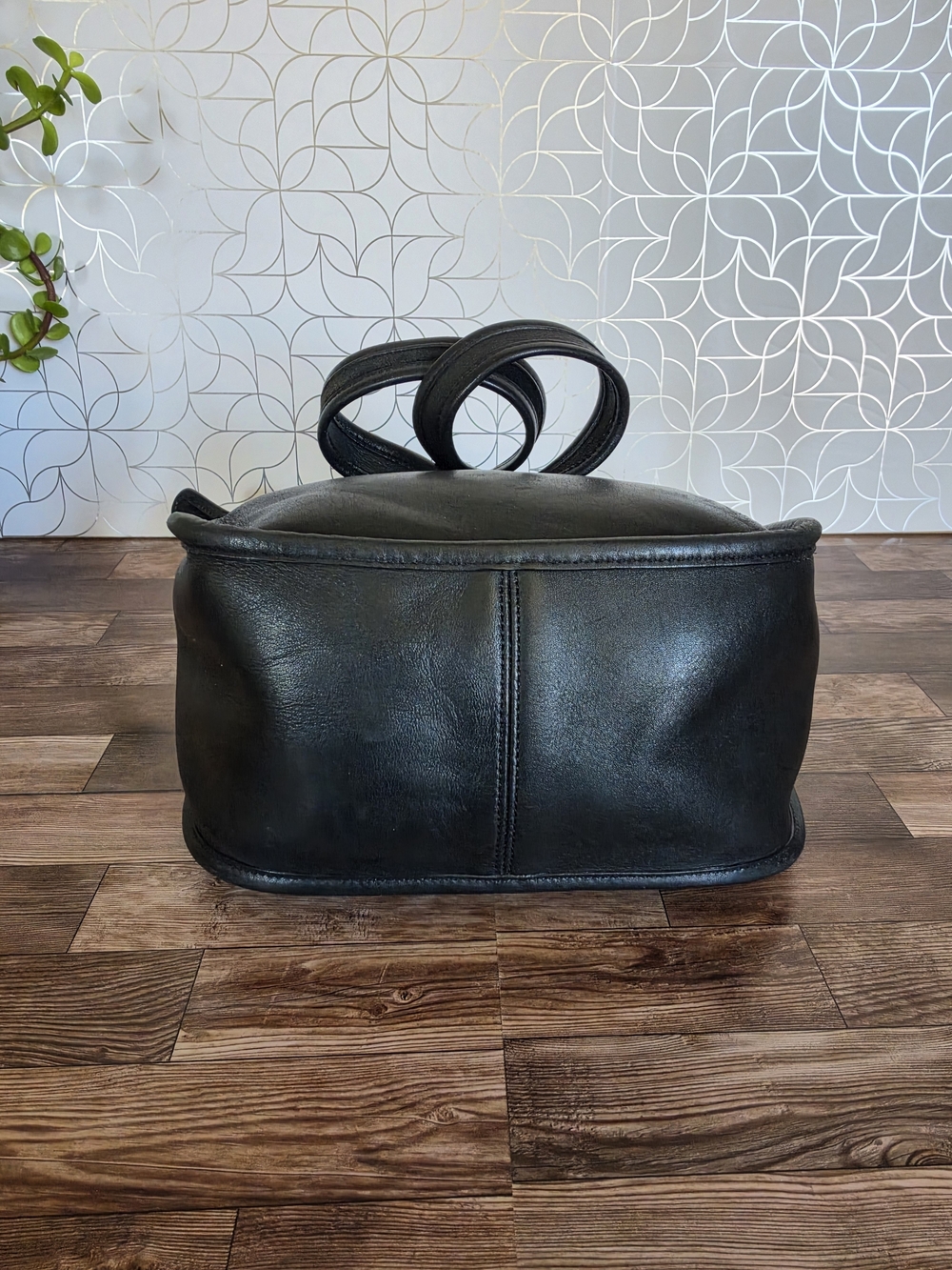 Vintage black leather Coach Janice's Legacy Bag - Picture 7 of 10